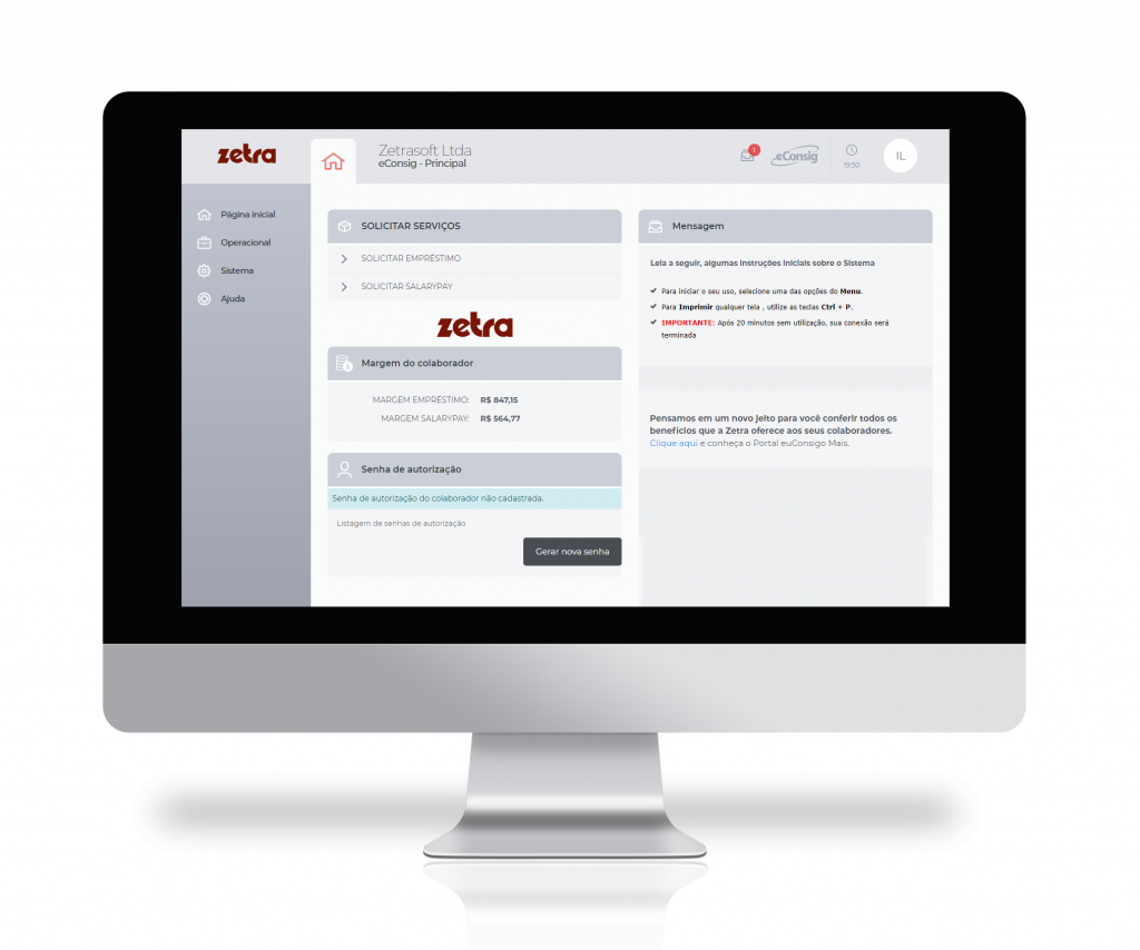interface econsig