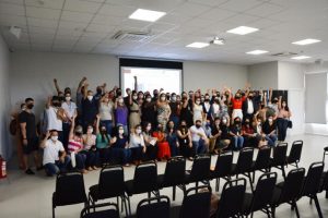 Fotos do programa de educação financeira em Foz do Iguaçu